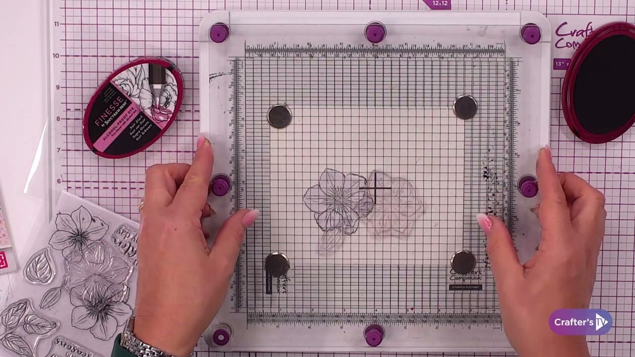 How to use the Crafter's Companion Stamping Platform