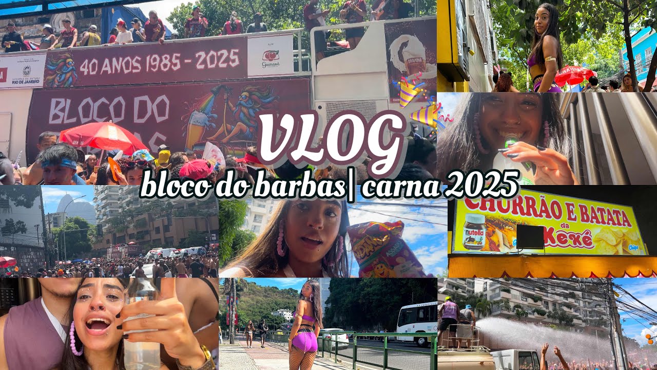 VLOG: 1&deg; DIA DE CARNAVAL 2025| BLOCO EM BOTAFOGO, RJ e muito mais