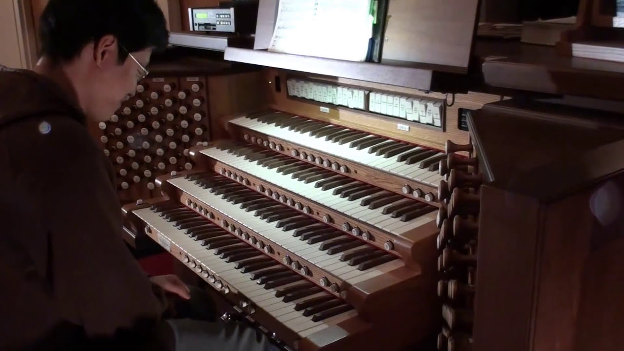 천사들의 노래가  존 홍 뉴욕남교회 4단 2002/12 Angels We Have Heard on High - GLORIA John Hong Hymn Improvisation