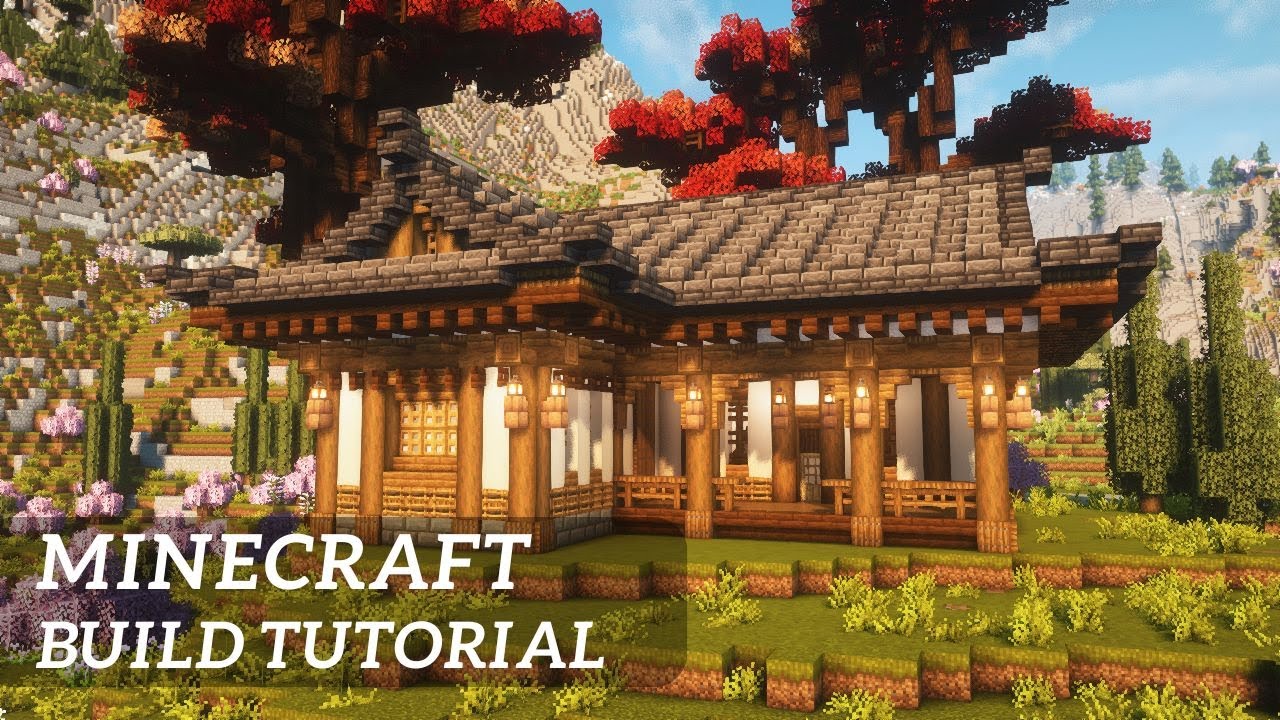 【Minecraft】Japanese Starter House (With Interior) | Build Tutorial