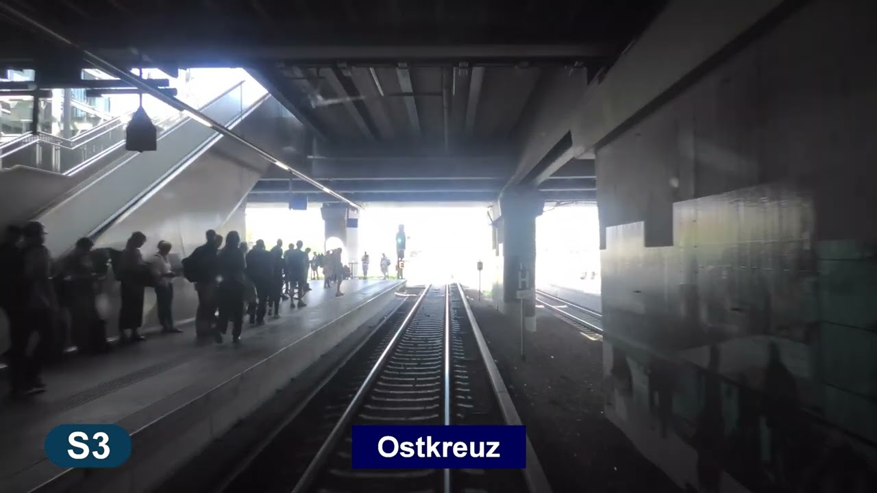 S-Bahn Berlin 2024 Linie S3 - Führerstandsmitfahrt.