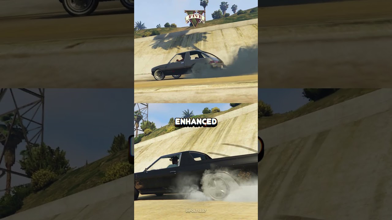 💥ОТЛИЧИЕ GTA 5 от GTA 5 Enhanced! #shorts #gta