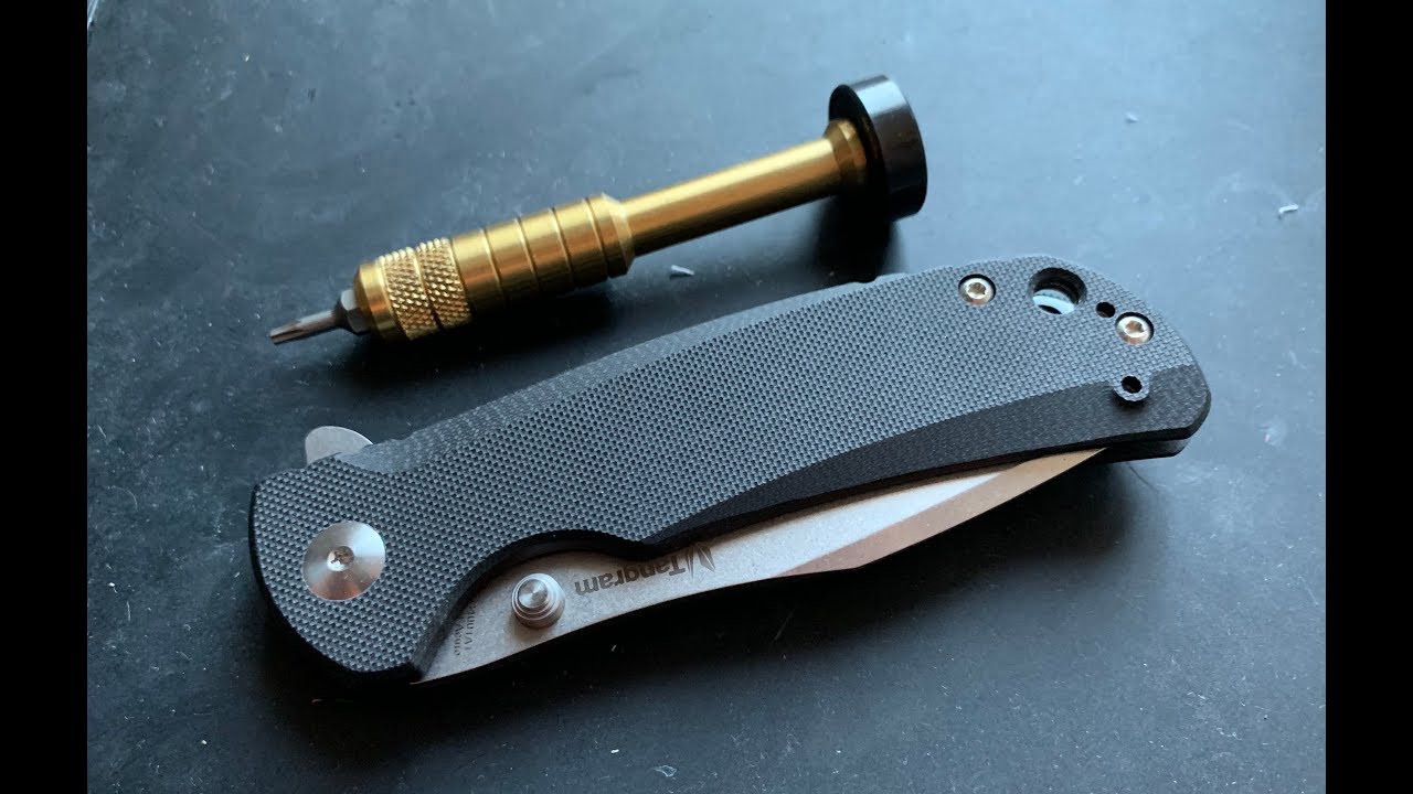How to disassemble and maintain the Tangram Knives Rumble Pocketknife