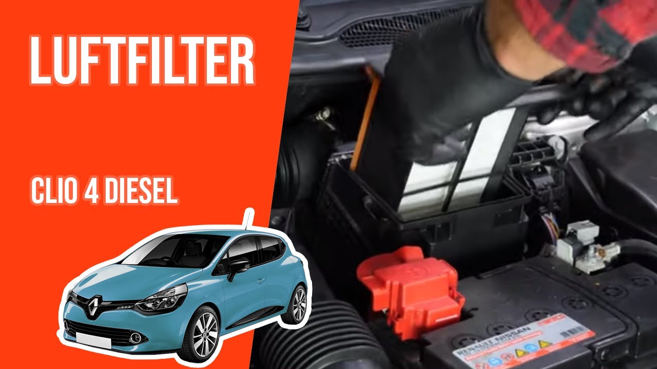 Wie Clio 4 1.5 dCi Luftfilter wechseln 💨