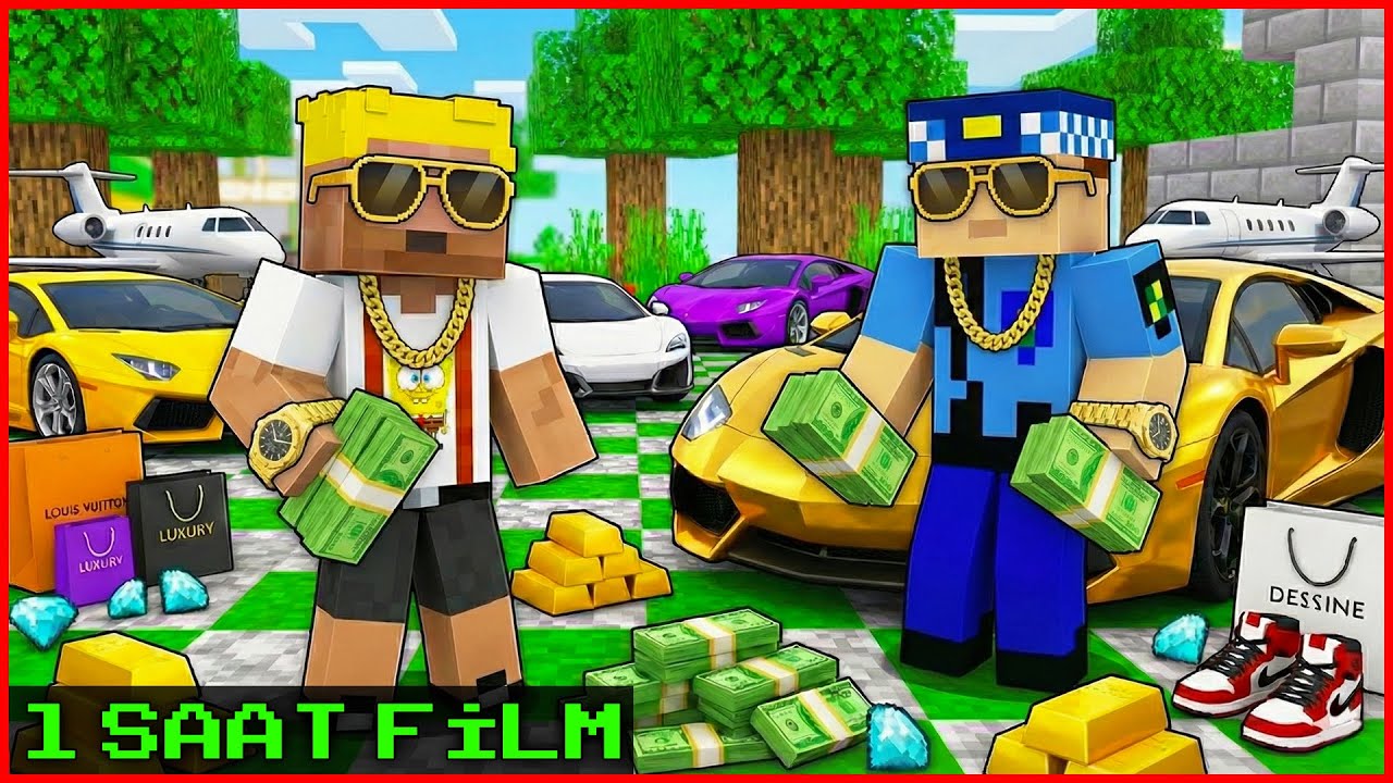KEREM KOMİSER VE EFEKAN ZENGİN OLDU FİLMİ! 😱 - Minecraft ZENGİN FAKİR HAYATI