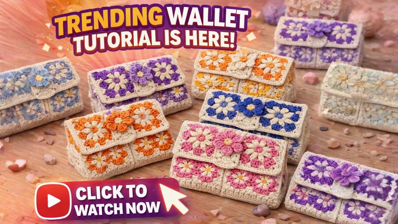 🔥Viral Crochet Clutch Bag | Beautiful Crochet Handbag | New Design 2025 