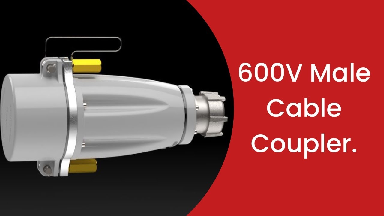 600V Male Coupler for underground mines