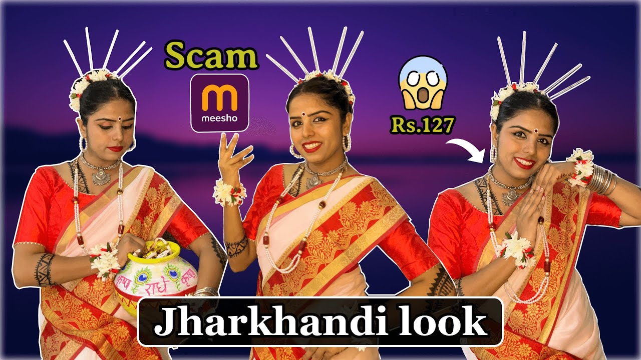Jharkhandi Adivasi Look Ft. Meesho || Nagpuri Look 