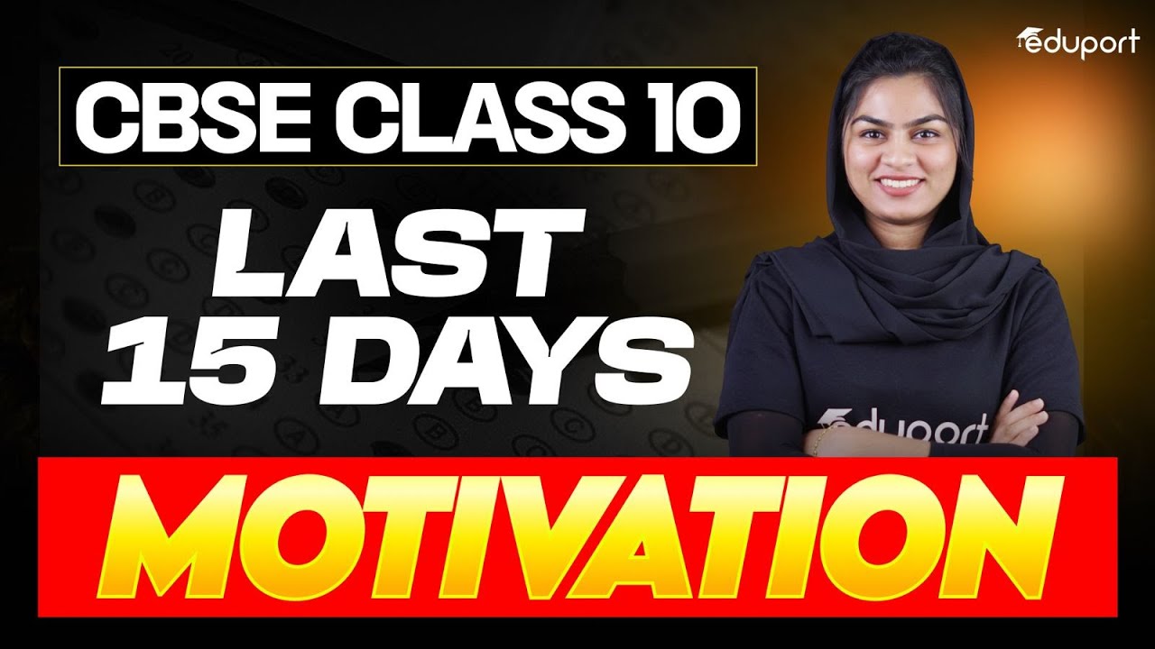 Public Exam Count Down Begins! | Motivation by Aida Miss | Eduport CBSE