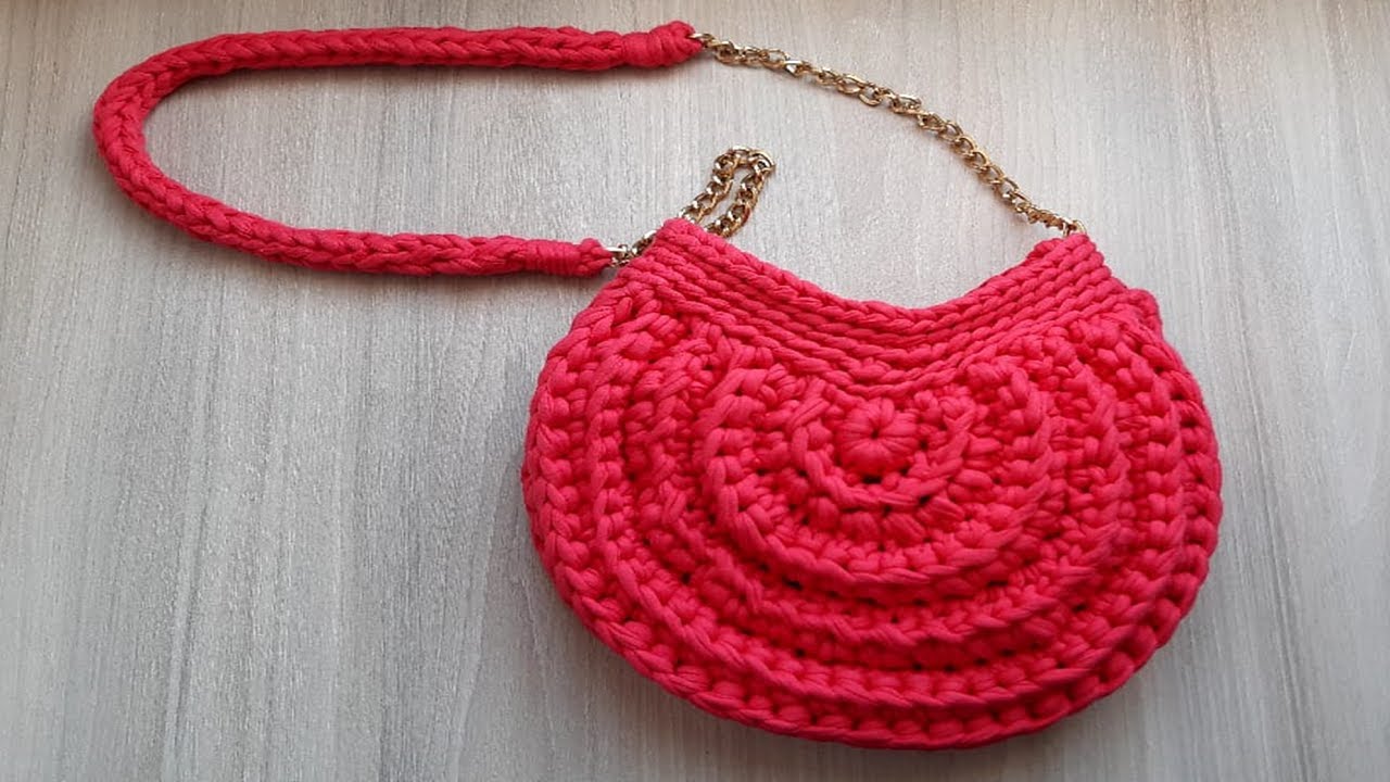 Bolso Tejido en Trapillo (paso a paso)