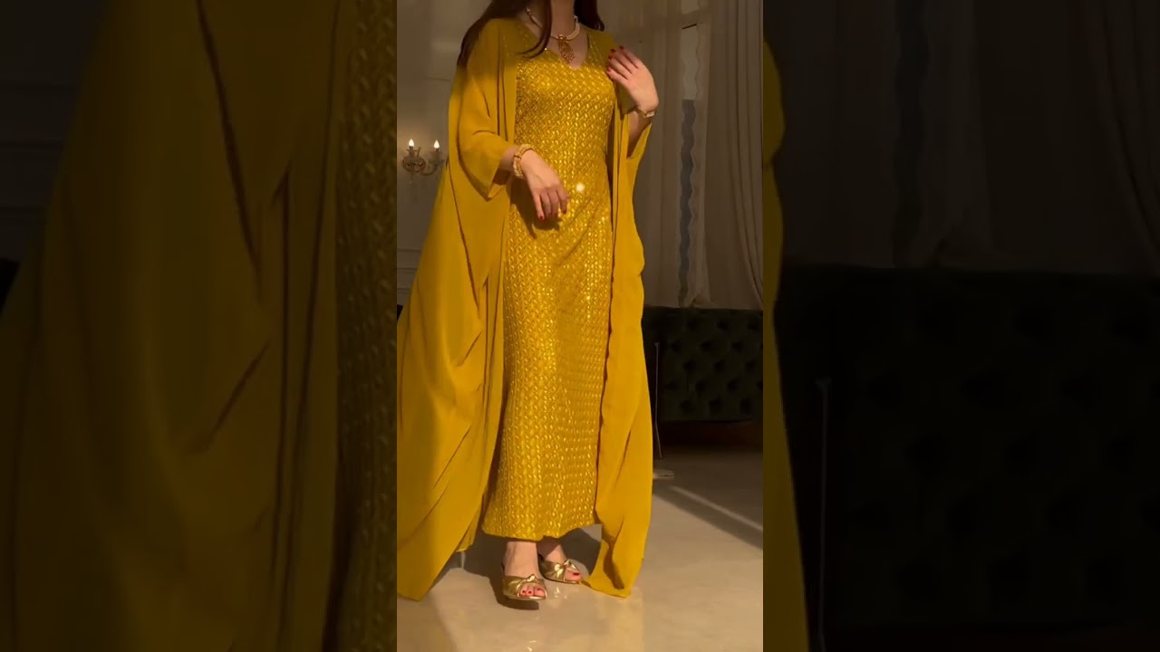 yellow Colour dress 😍🤩 Haldi Special Dress Design 😍
