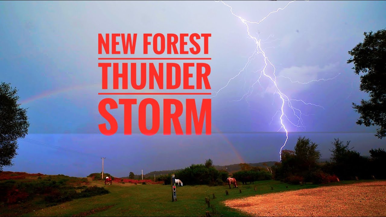 Close lightning⚡ New forest thunderstorm September 20th 2024