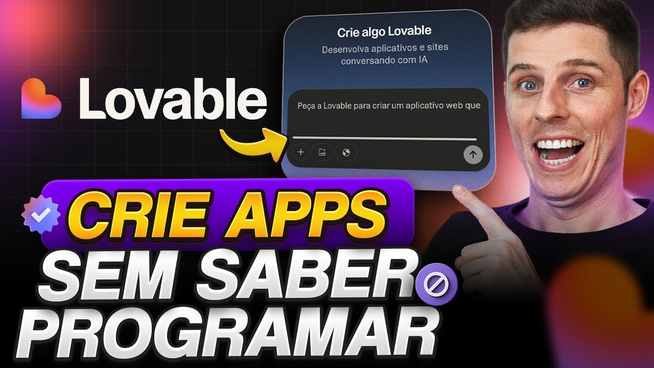 Como Criar Aplicativos GRÁTIS usando o Lovable (SEM SABER PROGRAMAR!)