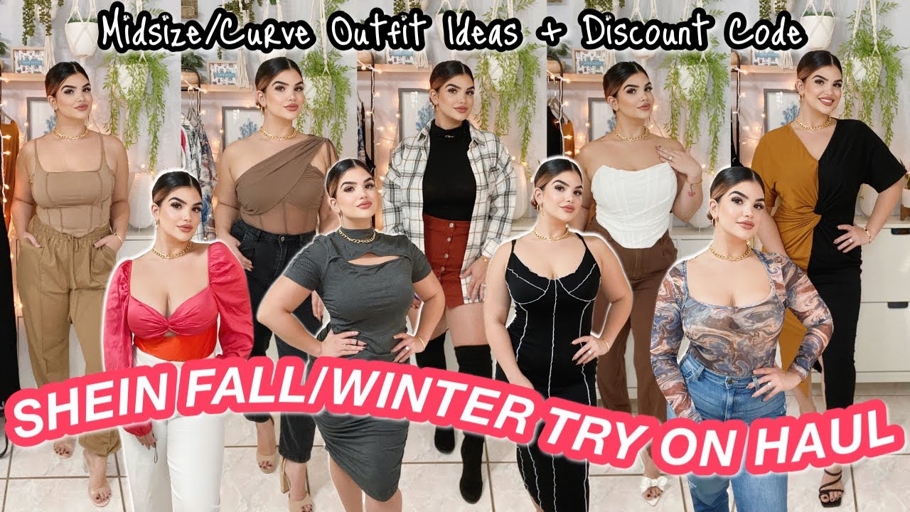 SHEIN FALL/WINTER TRY ON HAUL *MIDSIZE/CURVY* | OUTFIT IDEAS + DISCOUNT CODE