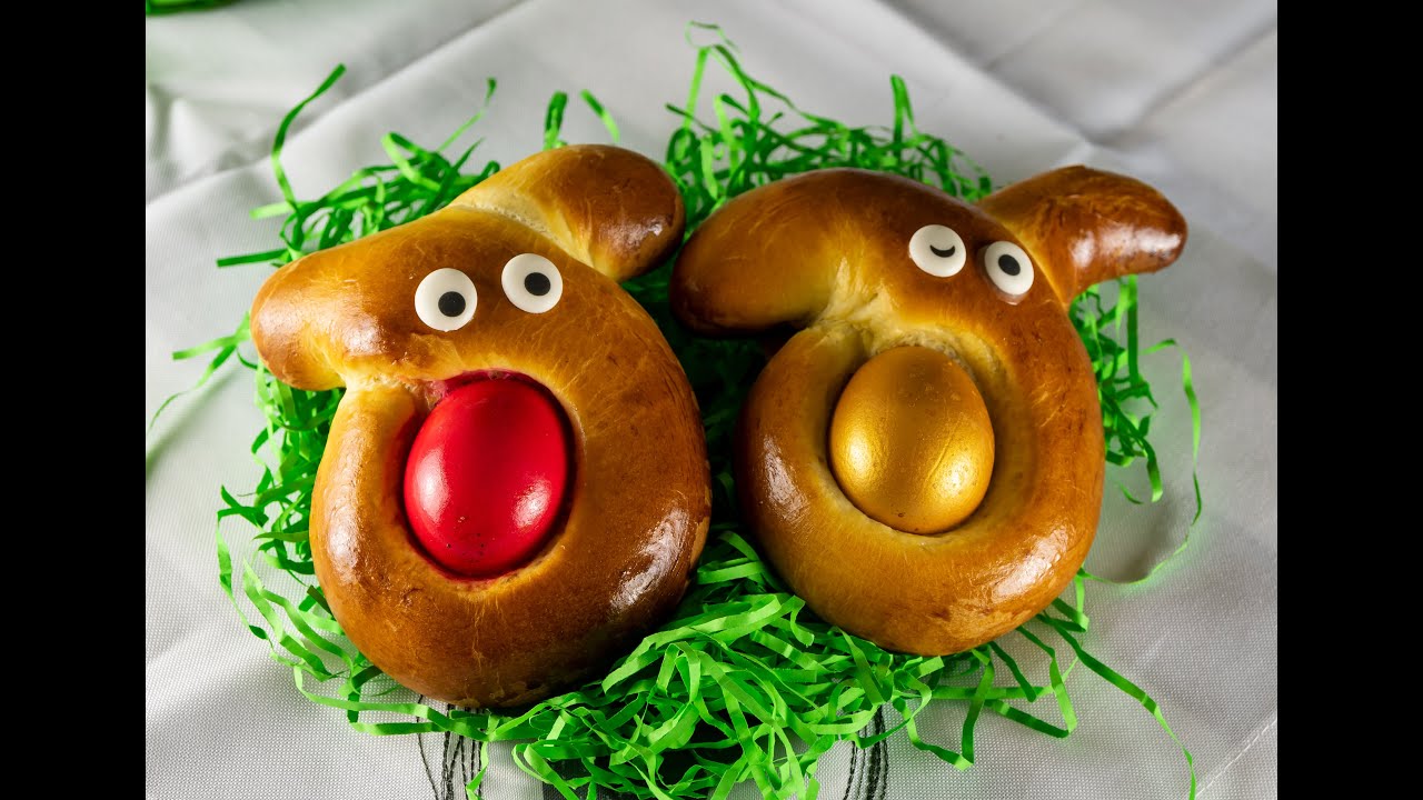 Osterhasen aus Hefeteig einfach selber machen