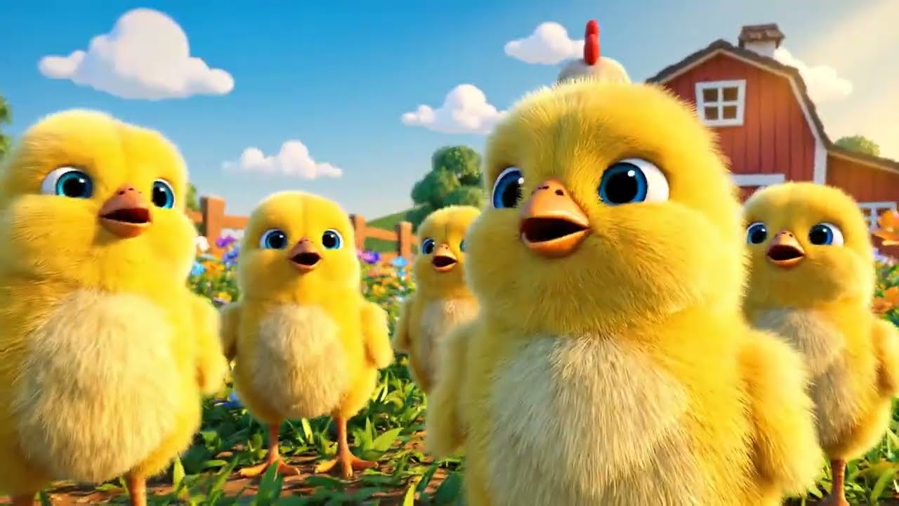 هالصيصان شو حلوين 🐥 | أغنية أطفال ممتعة (AI)