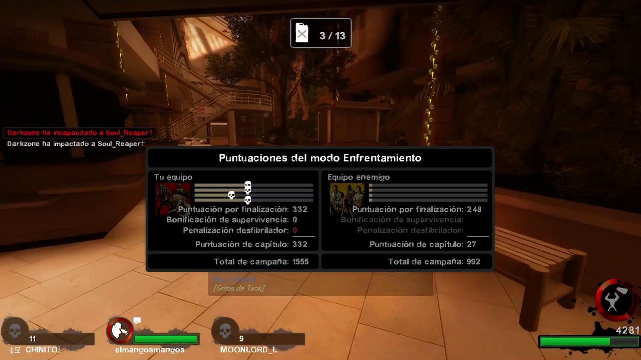 LEFT OF DEAD 2 MODO ENFRENTAMIENTO