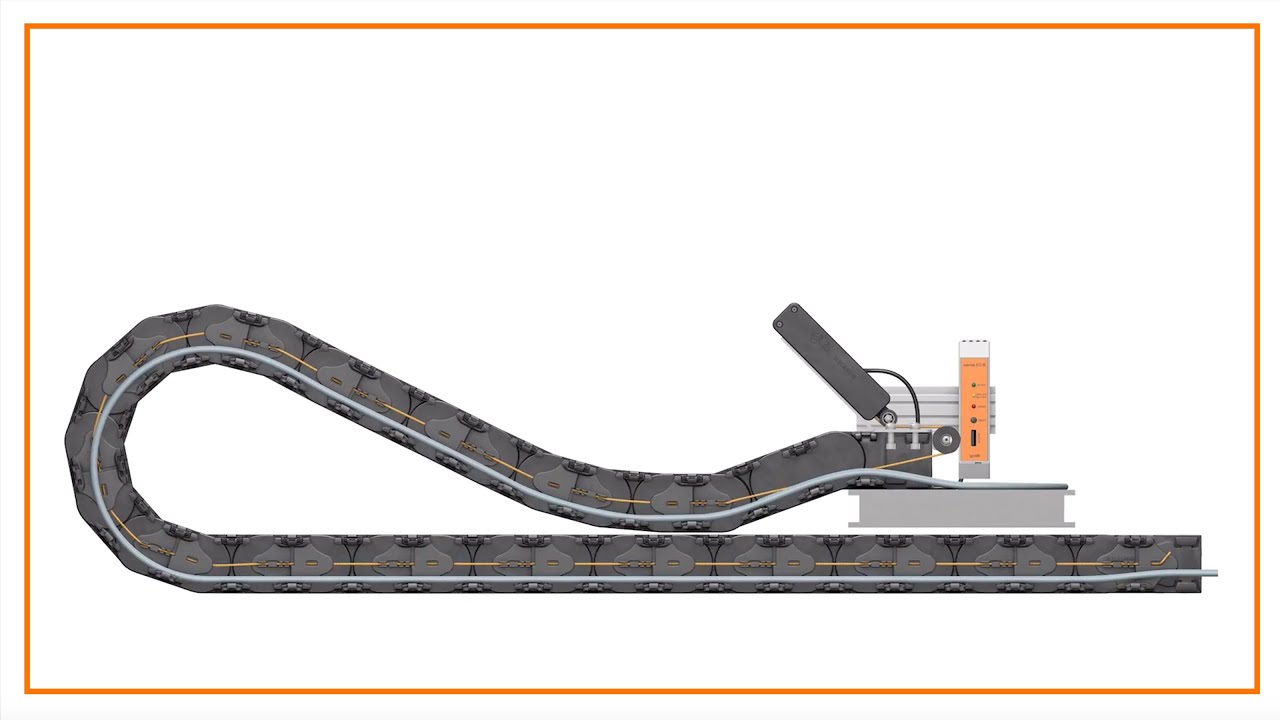 Chain breakage is easily detected and solved using smart energy chains