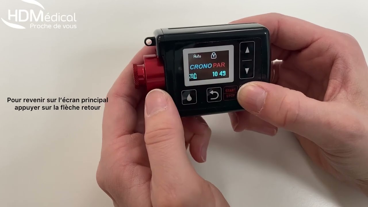 Crono Par 4 - Verrouillage et déverrouillage