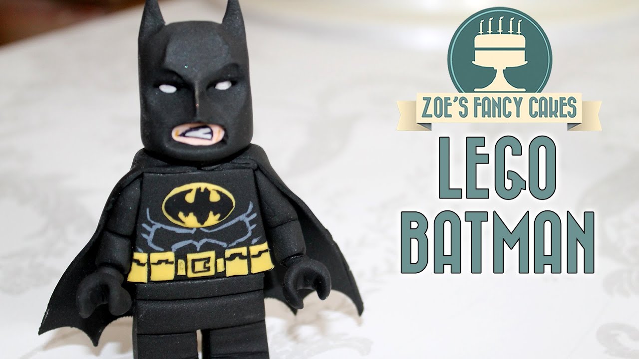 Украшение на торт LEGO BATMAN | фигурка из помадки LEGO Movie