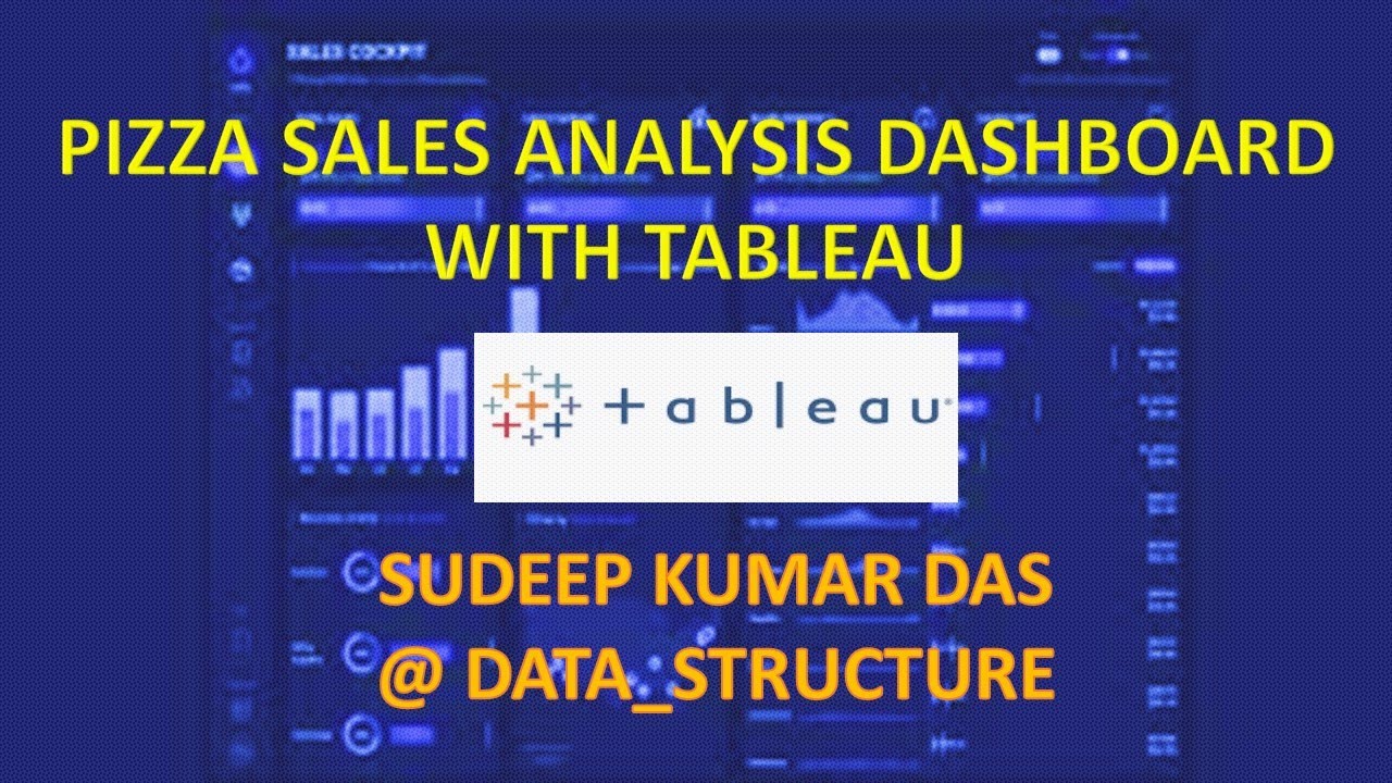 Pizza Sales Data Analysis Dashboard with Tableau