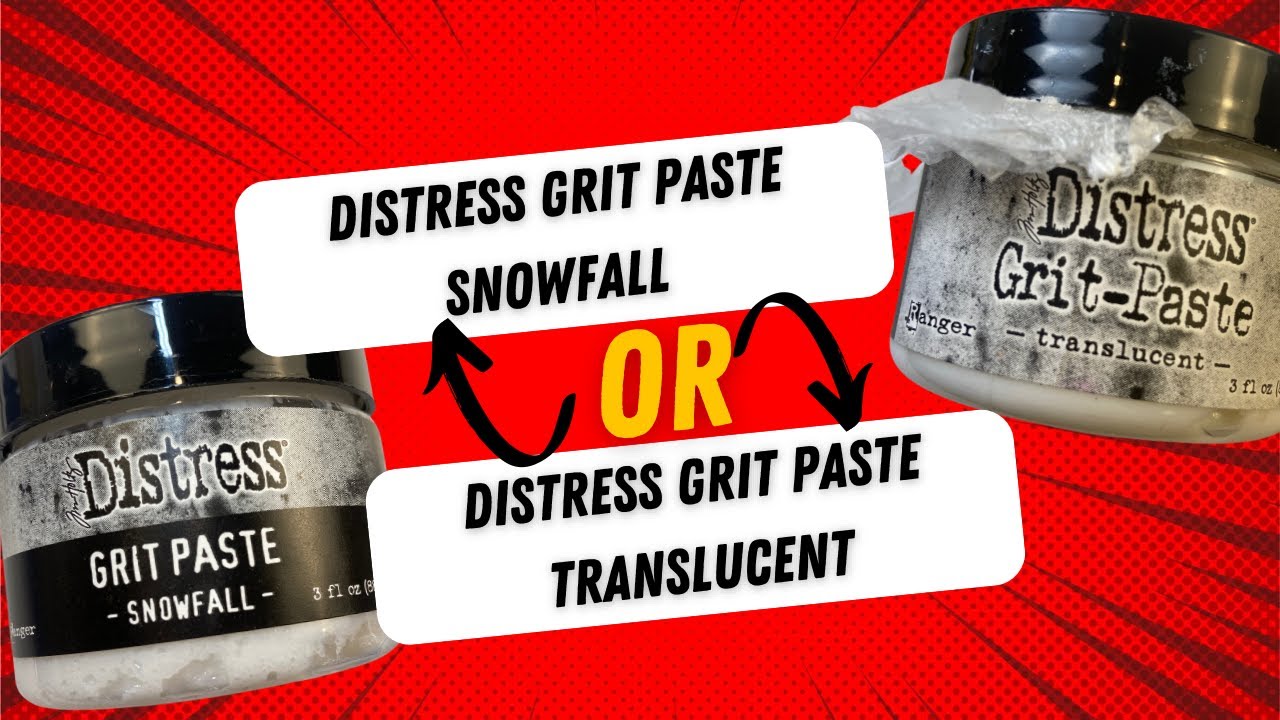 Ranger Grit Paste Snowfall or Translucent Review