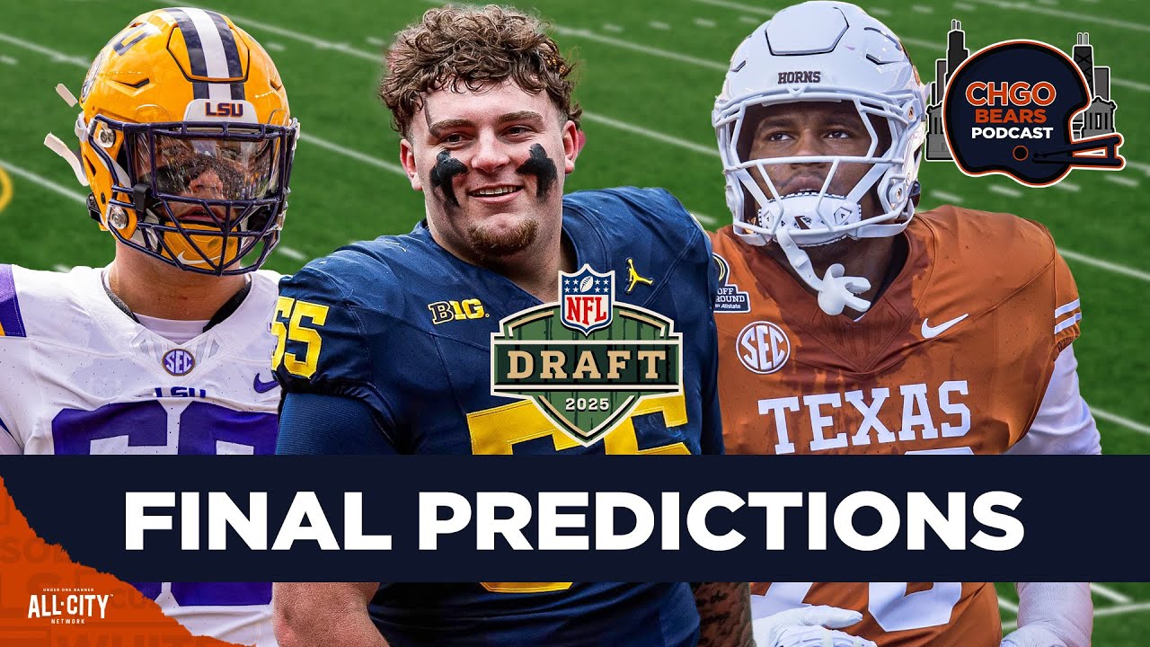 MOCK DRAFT: Predicting the Top 41 and Chicago Bears picks | CHGO Bears Podcast