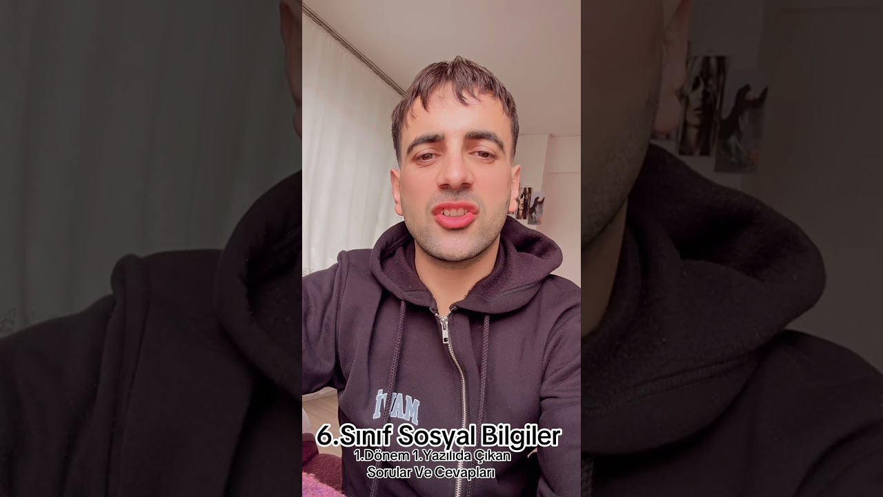 6.sınıf sosyal bilgiler 1.d&ouml;nem 1.yazılı sınav soruları ve cevapları