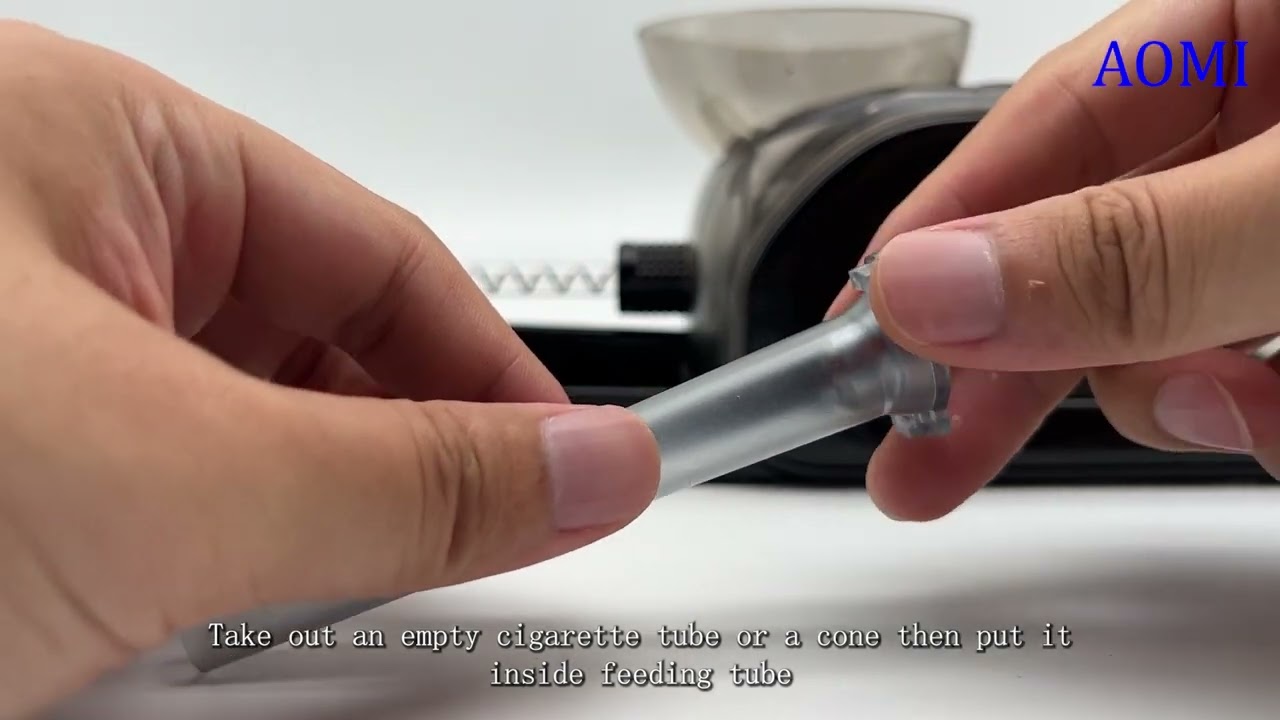 Electric Tobacco Cigarette Rolling Machine, Portable Cone Loader Injector Machine B0F9DQ8QKF