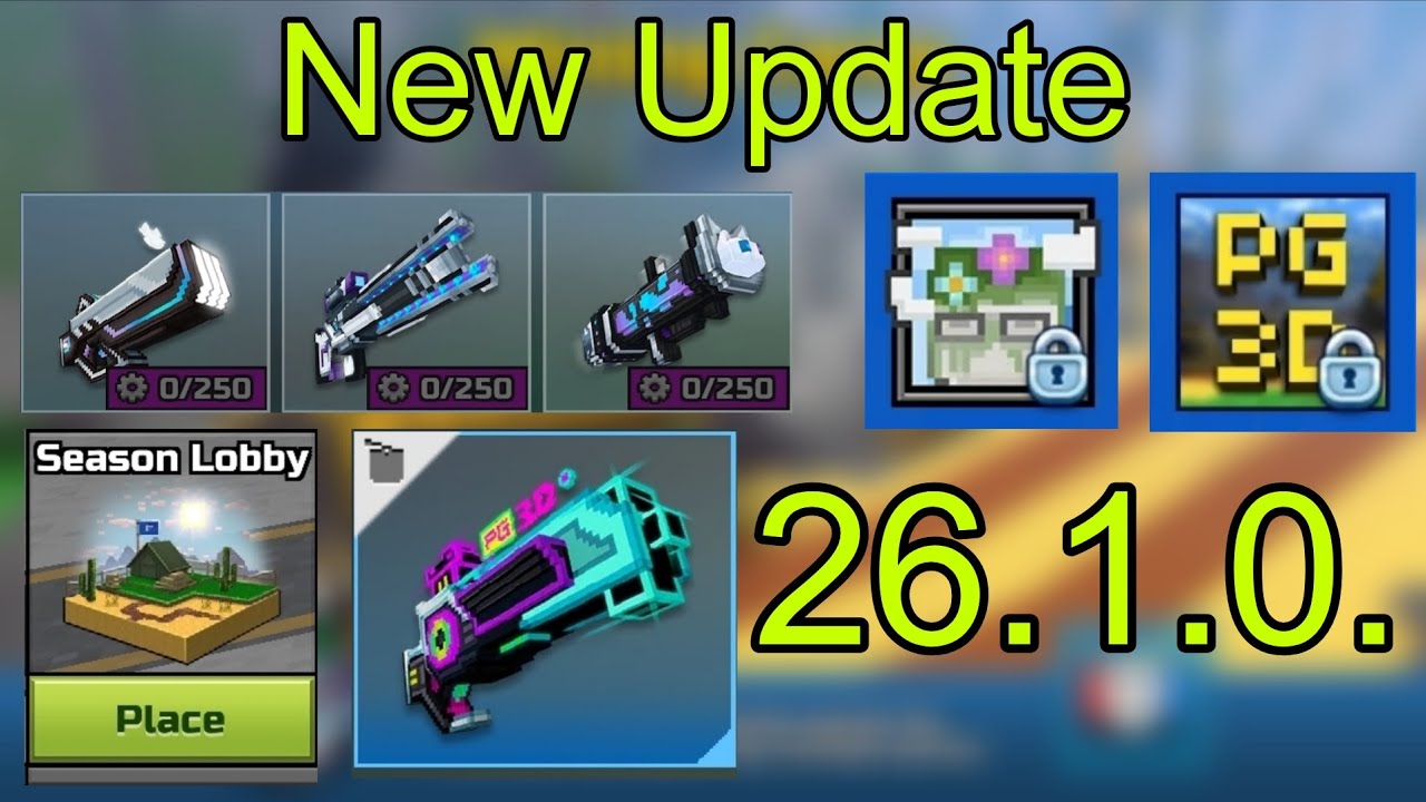 New 26.1.0./OG PG3D Update | Pixel Gun 3D