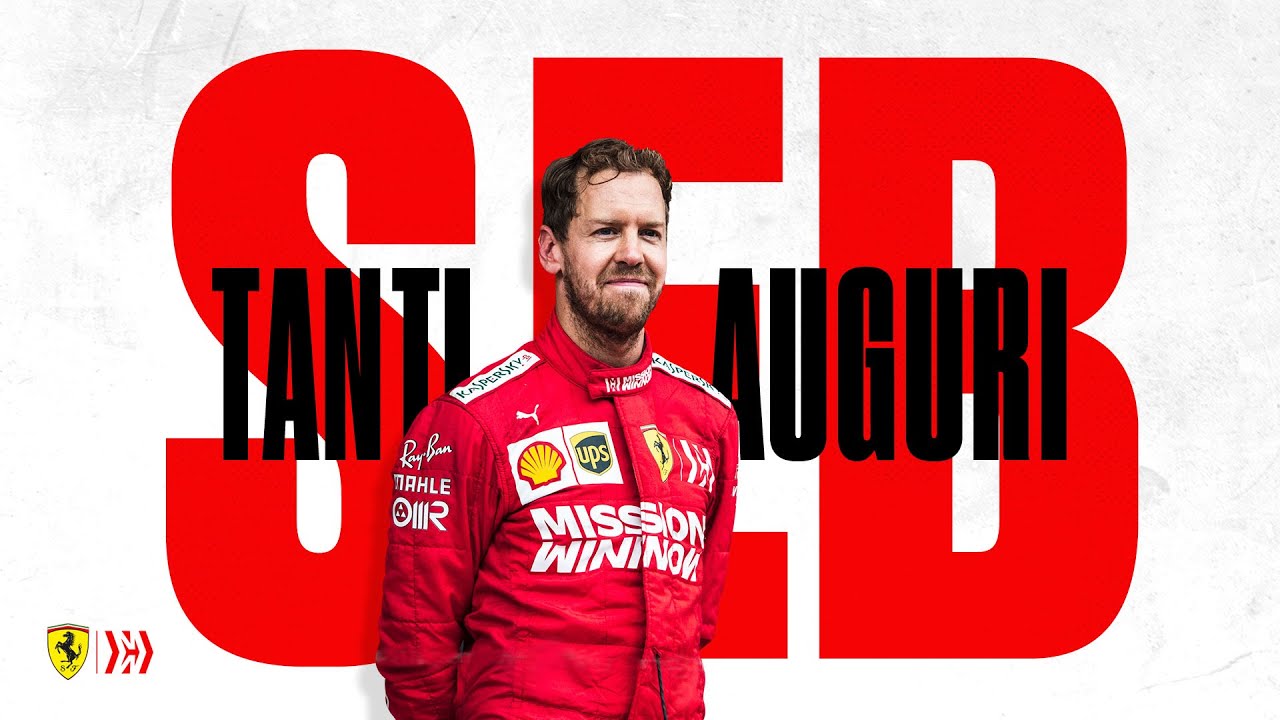 Happy Birthday Seb from the whole Scuderia Ferrari family