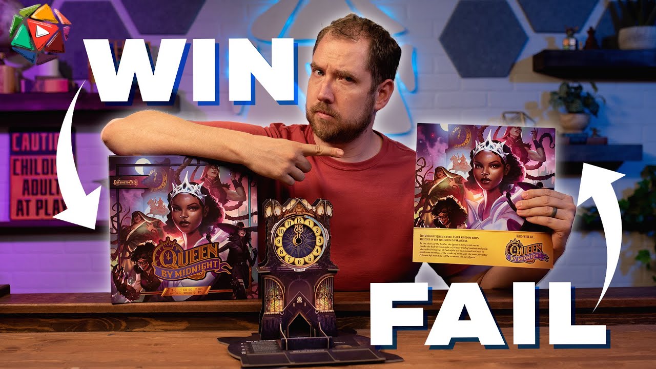 Queen by Midnight - GREAT game, FRUSTRATING rulebook | Board Game Review