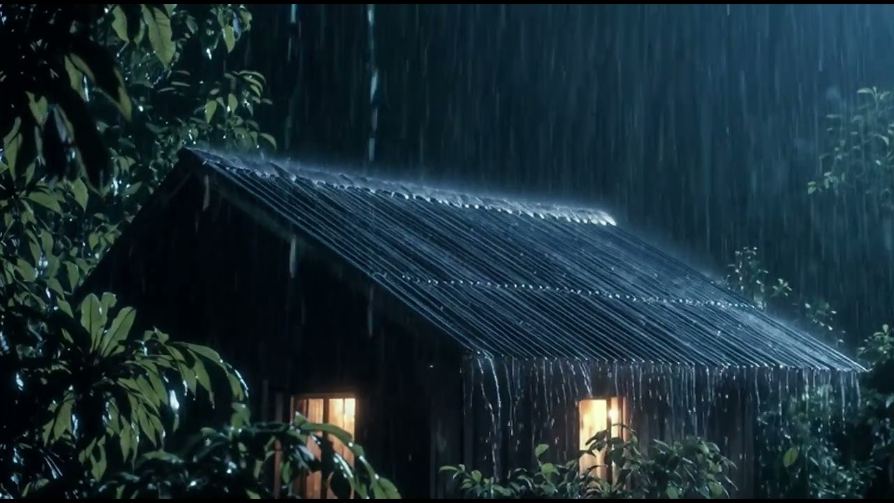 8 Hours Rain Sounds for Sleep 🌧️ | Relaxing Rain Ambience, Deep Sleep, Study & Stress Relief