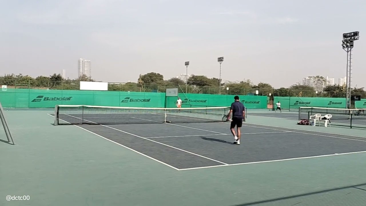 Aditya Khanna, Rohan Narayan in action @ ITF MT 100 Gurugram
