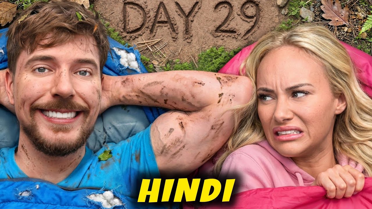 Survive 30 Days Stranded With Your Ex, Win $250,000 In Hindi | MrBeast New Video Hindi Mrbeast Hindi