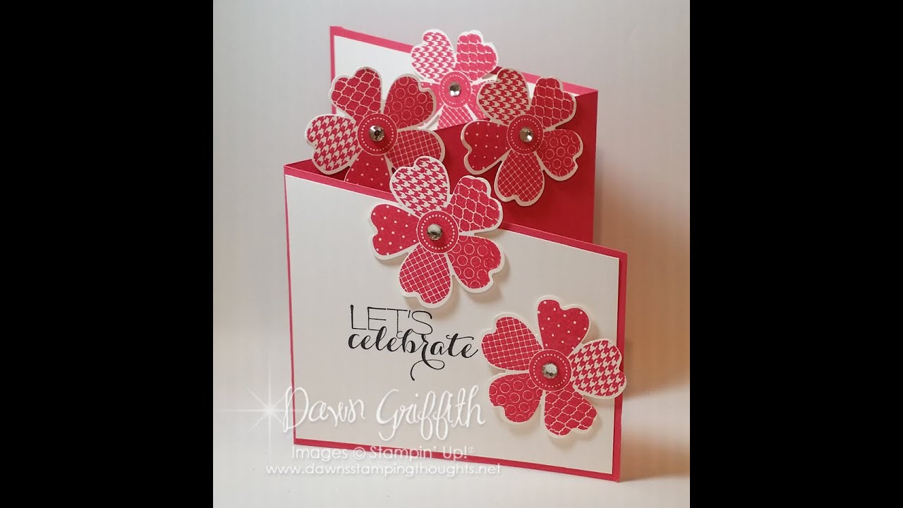 Z fold card with Dawn