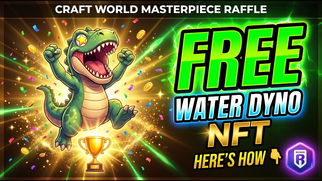 I Got a FREE Water Dyno NFT in Craft World - Here's Exactly How I Did It on Ronin