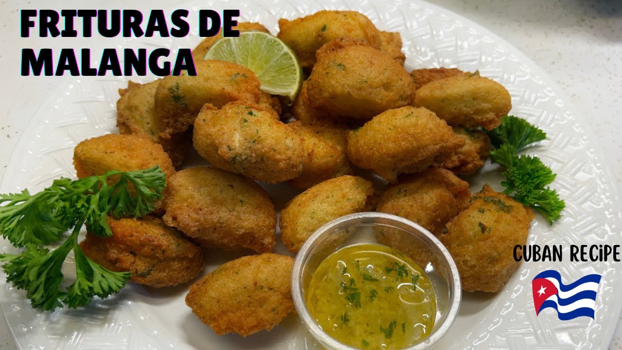 Frituras de Malanga Cubanas un clásico que todavía sorprende  #MalangaFritters #Friturasdemalanga
