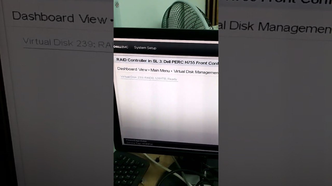 Dell PERC Remove RAID and Clear The Clear Configuration