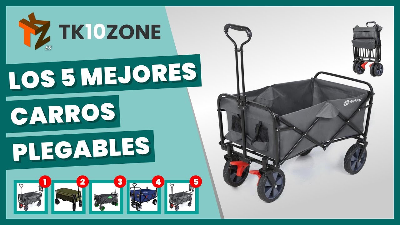 Los 5 mejores carros plegables ideales para la playa, el jardín y el camping