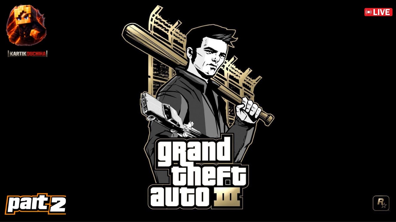 Chaos Continues in Liberty City 🚨| GTA 3 Part 2 LIVE 🔥| valorant | Road to 200 subs| kartikDuchiha |