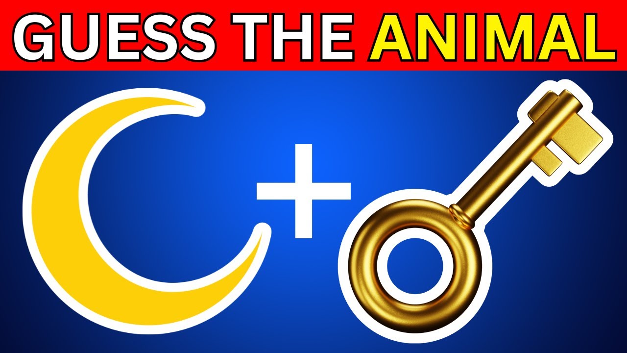 Guess the animal by emoji | Animal emoji quiz