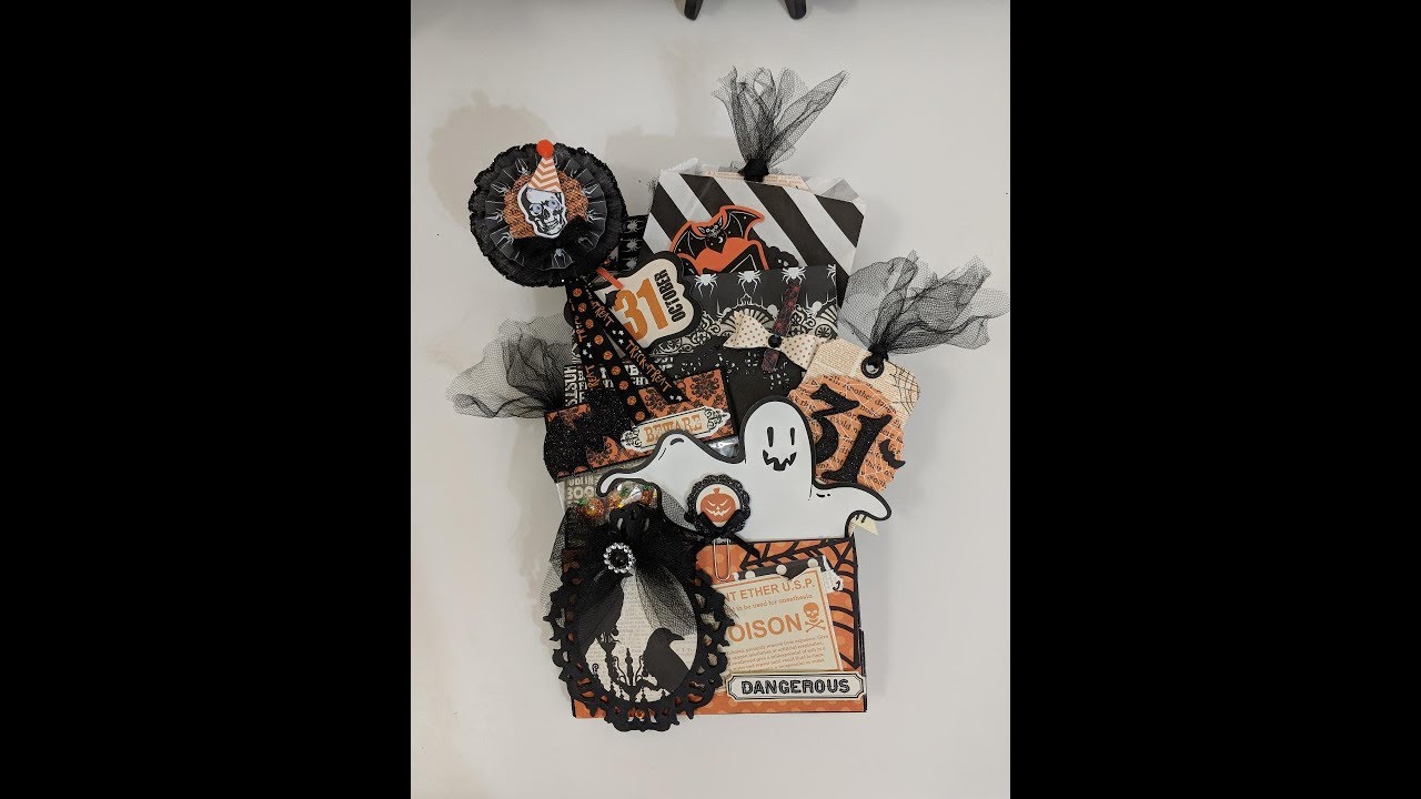 USING UP AN ENTIRE COLLECTION: HALLOWEEN LOADED BAG & CONFETTI