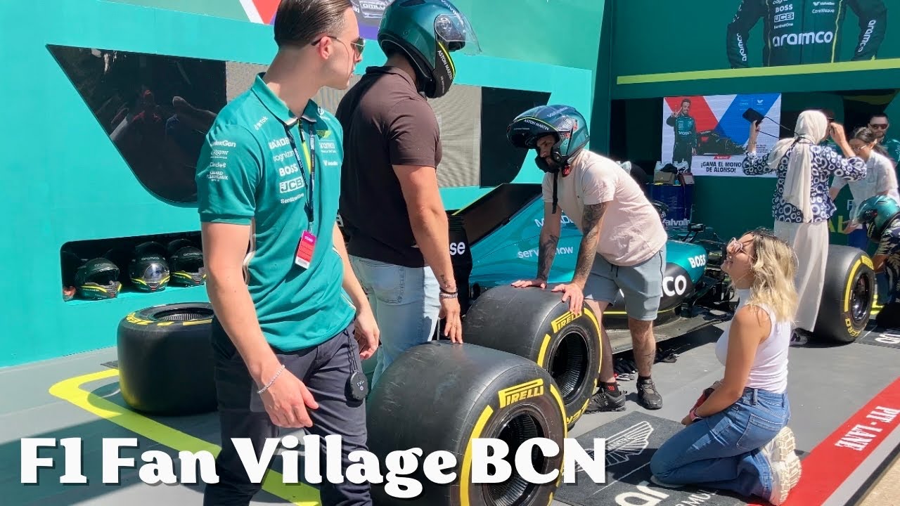 Formula 1 Fan Village Barcelona 2025 🇪🇸 | F1 Experience at Plaça Catalunya!