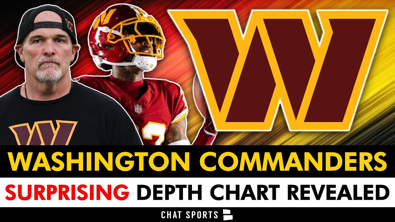 The Commanders Just Released A SURPRISING 1st Depth Chart For 2026 + Trey Amos Injury Update