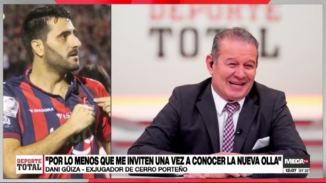 🔴 Deporte Total - Dani Güiza (exjugador de Cerro Porteño) “En una palabra, Cerro es Amor”. 