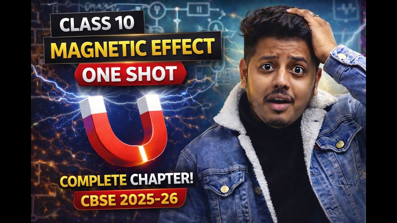 Magnetic Effects of Electric Current – One Shot | Class 10 Physics CBSE 2025-26 | Full Chapter
