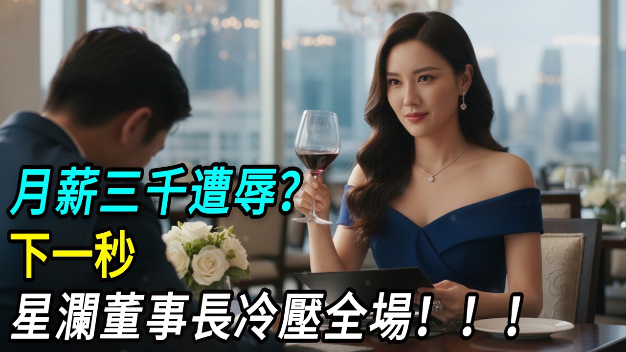 月薪三千遭辱，下一秒，星瀾董事長冷壓全場！！！