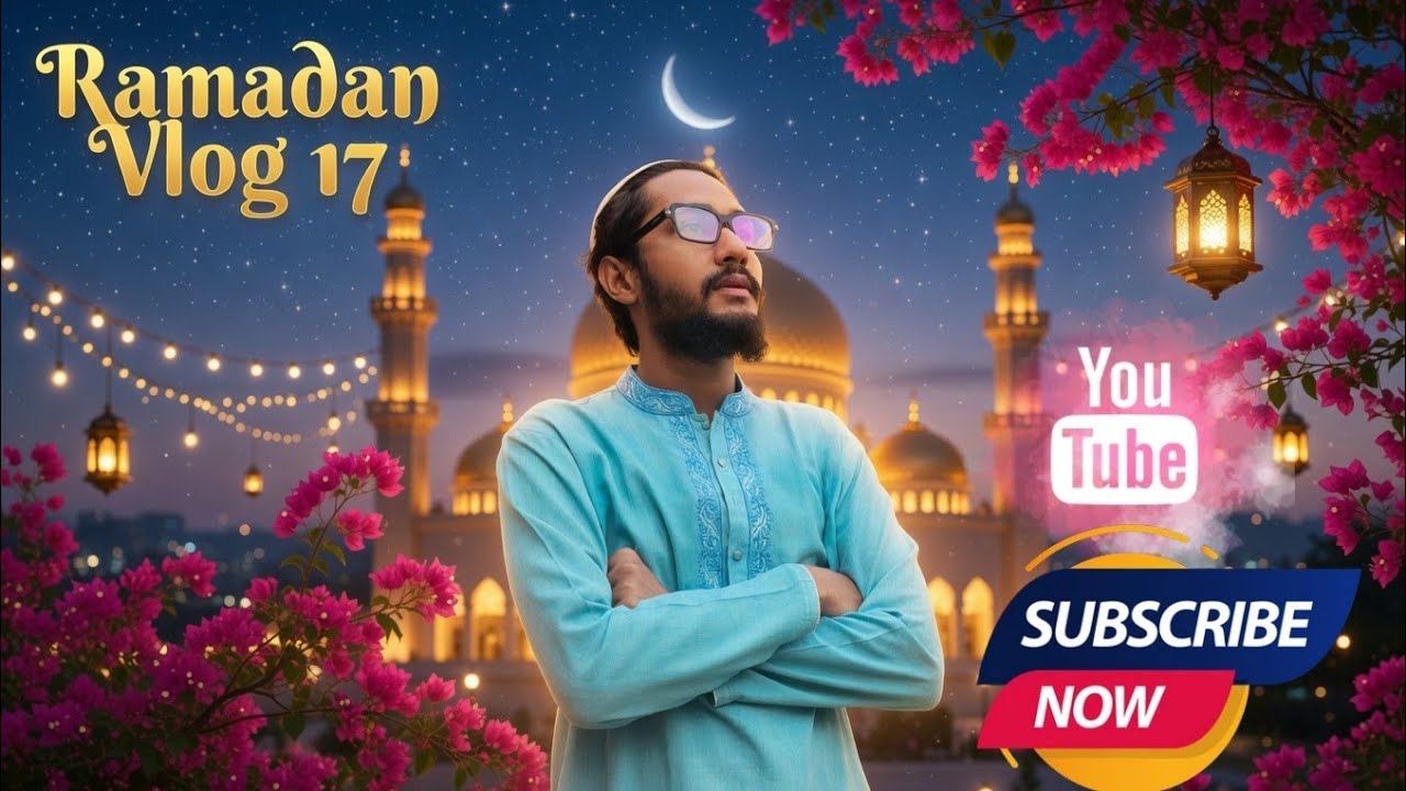 I tried to share with you how I spent the 17th blog of Ramadan, Alhamdulillah ❤ Emdadul Bro Vlog 
