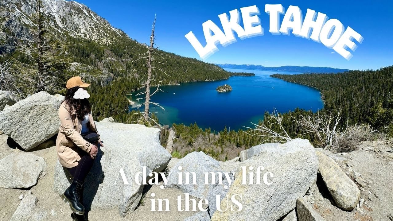 🚙 Road Trip Around Lake Tahoe | Birthday spent in the snowy mountains & clear blue waters